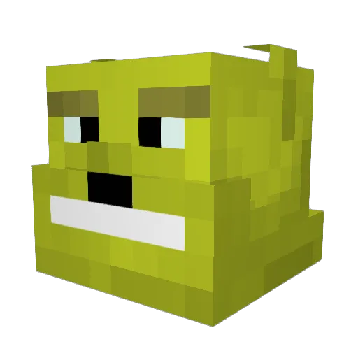 kngdudu Minecraft avatar head, 3D render