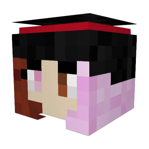 knibbs1325 Minecraft avatar head, 3D render