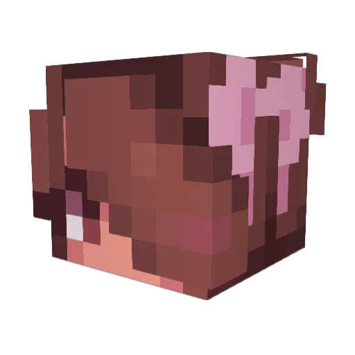 knifegirl222 Minecraft avatar head, 3D render