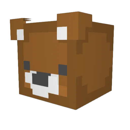 knifeuncle27 Minecraft avatar head, 3D render
