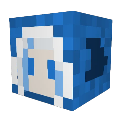 kniffol Minecraft avatar head, 3D render