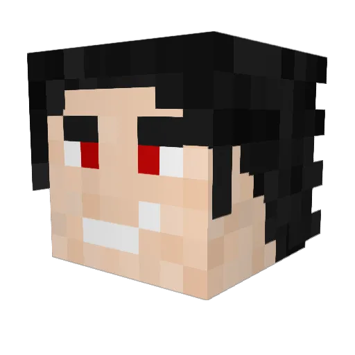 knight696 Minecraft avatar head, 3D render