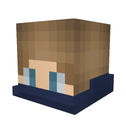 knight_gamingyt Minecraft avatar head, 3D render