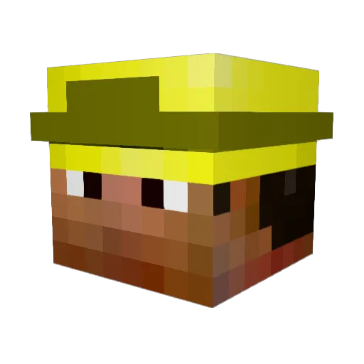 knight_prodigy Minecraft avatar head, 3D render