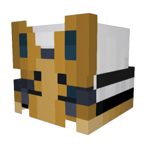 knighthyme Minecraft avatar head, 3D render