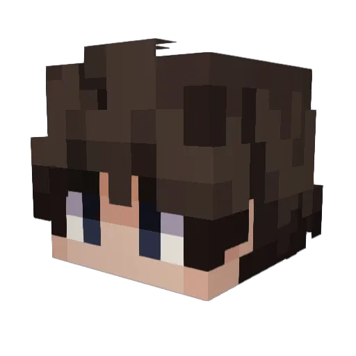 knightmax2022 Minecraft avatar head, 3D render