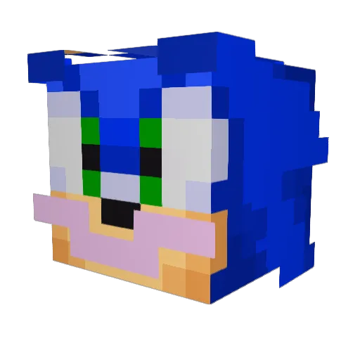 knighton321 Minecraft avatar head, 3D render