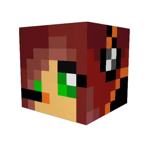 knightsage41 Minecraft avatar head, 3D render