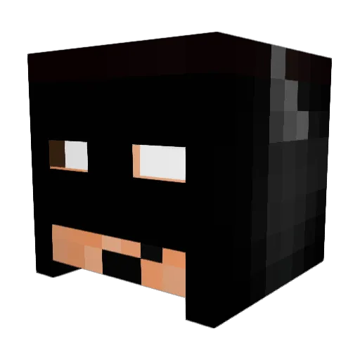 knightwing20045 Minecraft avatar head, 3D render