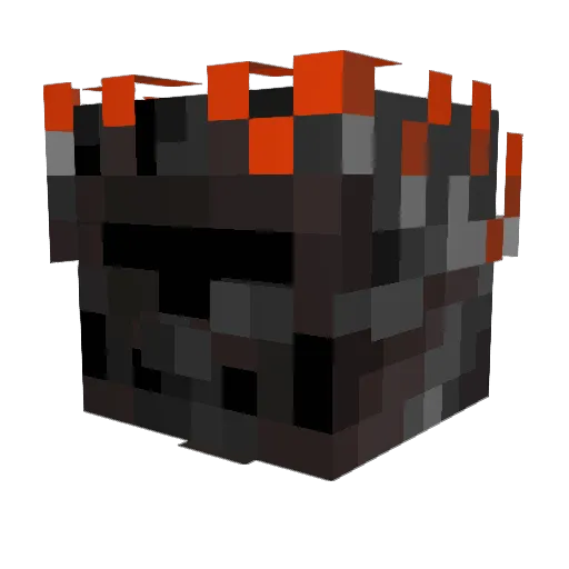kniori Minecraft avatar head, 3D render