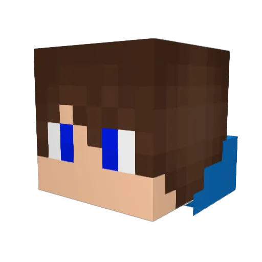 knippie123 Minecraft avatar head, 3D render