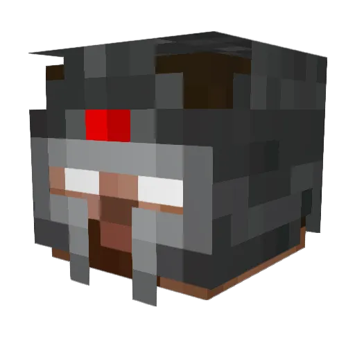 knite8 Minecraft avatar head, 3D render