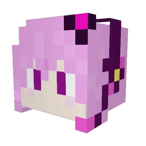 knn_hmn Minecraft avatar head, 3D render