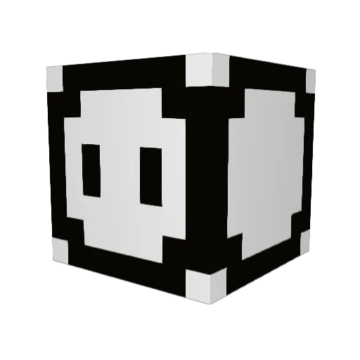 kno0o Minecraft avatar head, 3D render