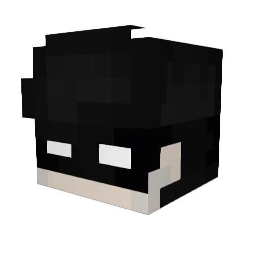 knockbackrod Minecraft avatar head, 3D render