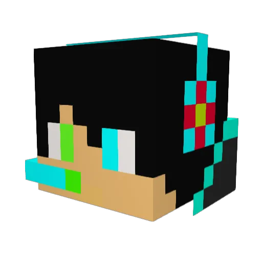 knoggi42 Minecraft avatar head, 3D render