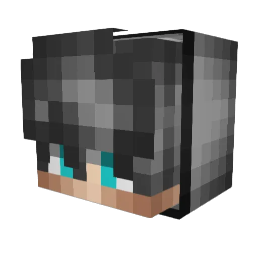 knoose015 Minecraft avatar head, 3D render