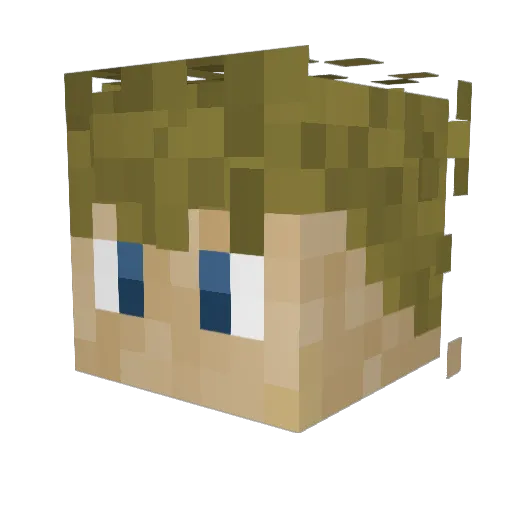 knotyap Minecraft avatar head, 3D render
