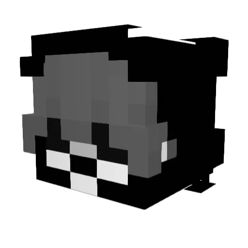 knrm5760 Minecraft avatar head, 3D render