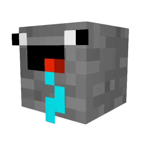 knswr Minecraft avatar head, 3D render