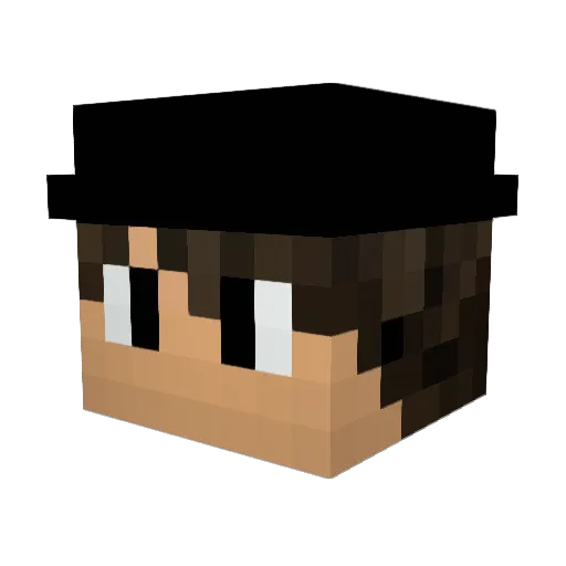 kntrkmen Minecraft avatar head, 3D render