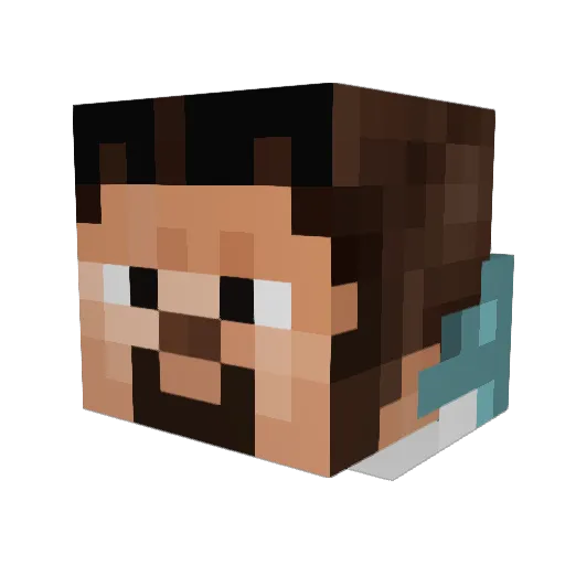 knuffs1 Minecraft avatar head, 3D render