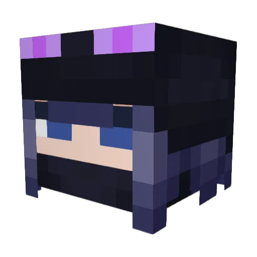 knusperknut Minecraft avatar head, 3D render