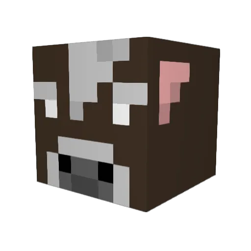 knuteape Minecraft avatar head, 3D render