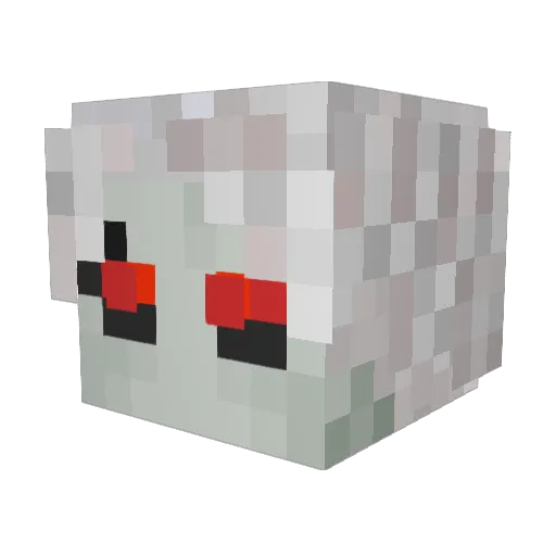 knxwhere Minecraft avatar head, 3D render