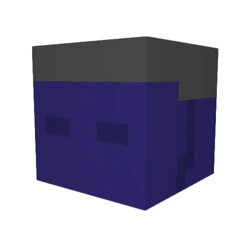 koIbert08 Minecraft avatar head, 3D render