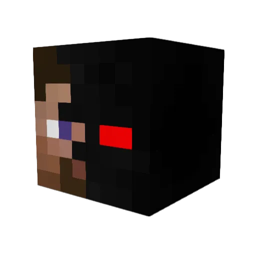 koPPe68 Minecraft avatar head, 3D render