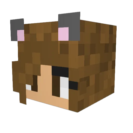 koalagirl88 Minecraft avatar head, 3D render