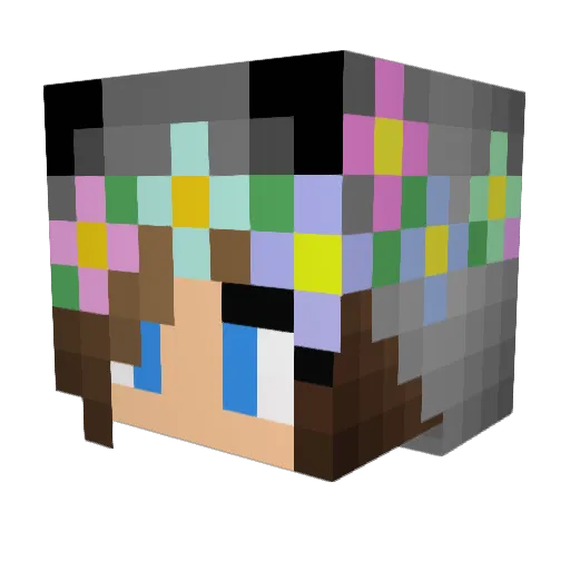 koalamama Minecraft avatar head, 3D render