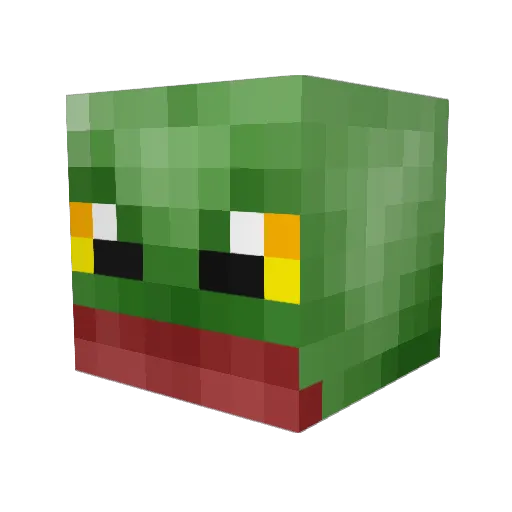 koalarampage Minecraft avatar head, 3D render