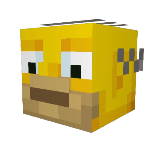 koatkin Minecraft avatar head, 3D render