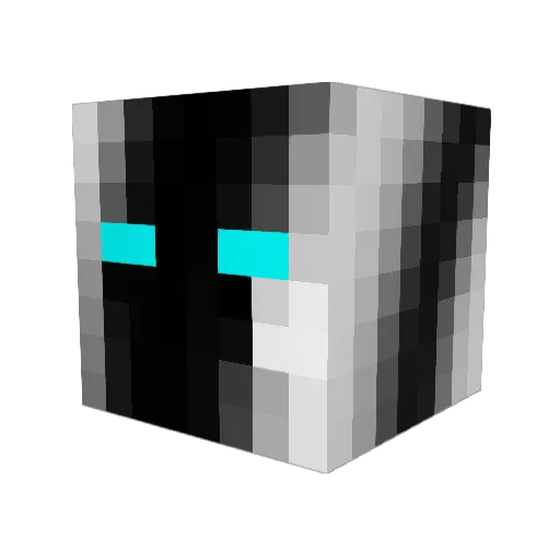 kobe777 Minecraft avatar head, 3D render