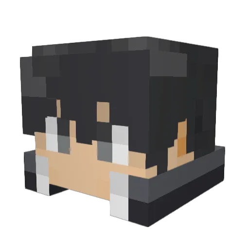 kobe_0828 Minecraft avatar head, 3D render