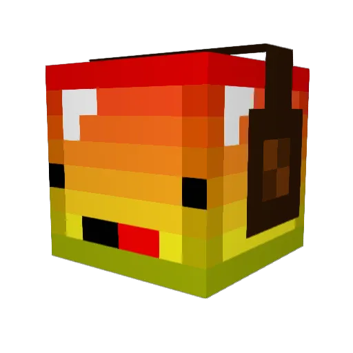 kobi08 Minecraft avatar head, 3D render