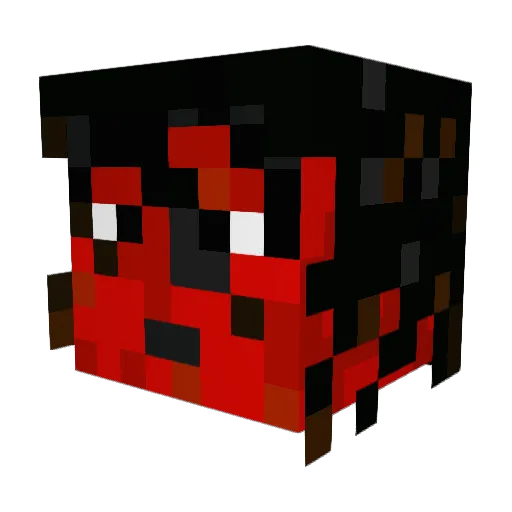 kobichief Minecraft avatar head, 3D render
