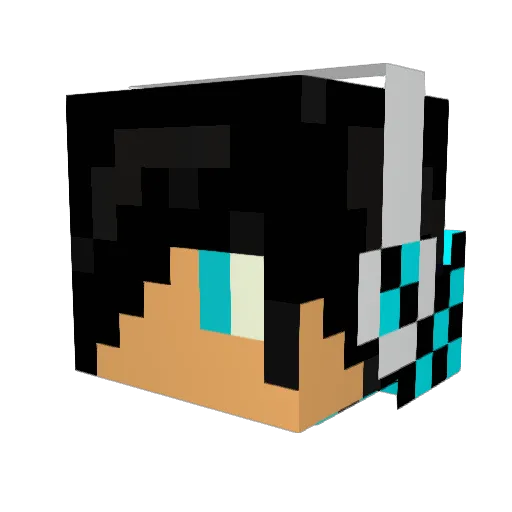kobie60 Minecraft avatar head, 3D render