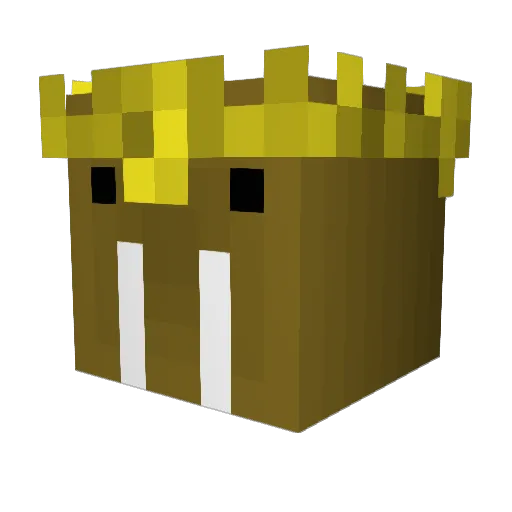 kobocop123 Minecraft avatar head, 3D render