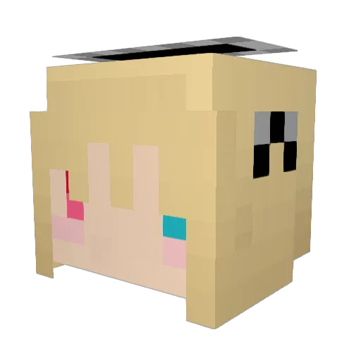 kobqrun Minecraft avatar head, 3D render