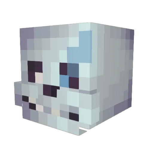 kobupy Minecraft avatar head, 3D render