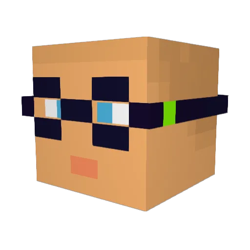 koby121 Minecraft avatar head, 3D render