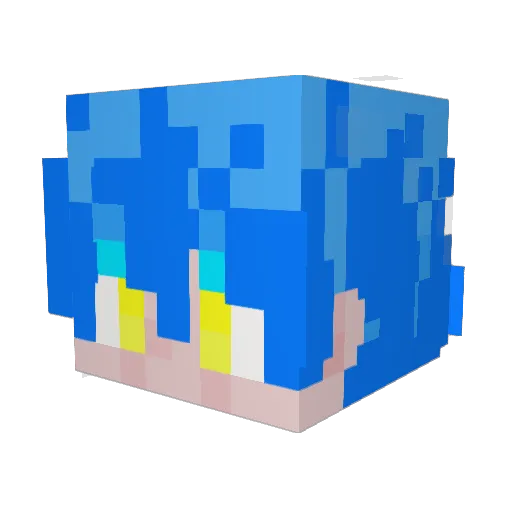 kochaaan094 Minecraft avatar head, 3D render