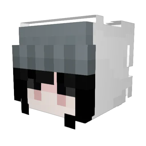 kochambunia Minecraft avatar head, 3D render
