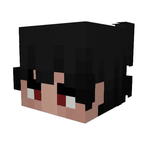 kochamstarebaby Minecraft avatar head, 3D render