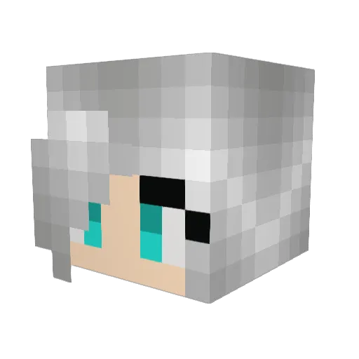 kochanie508 Minecraft avatar head, 3D render