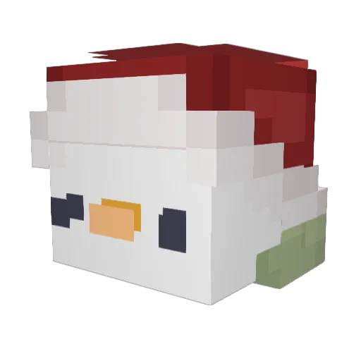 kociek3 Minecraft avatar head, 3D render