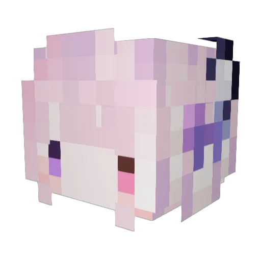 kocsezd Minecraft avatar head, 3D render